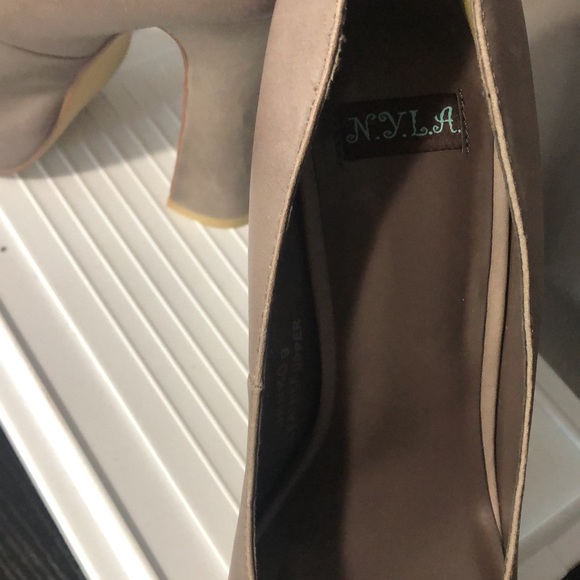 NYLA leather platform heels - Picture 4 of 12